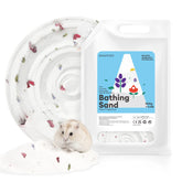 BUCATSTATE sable de bain sans poussière pour hamster, sachet refermable pratique