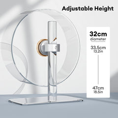 Hauteur réglable de 33,5 à 47 cm pour l’adaptation à l’animal.