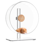 Roue Bucatstate silencieuse 12,5 pouces pour hamster, fonctionnement nocturne sans bruit.