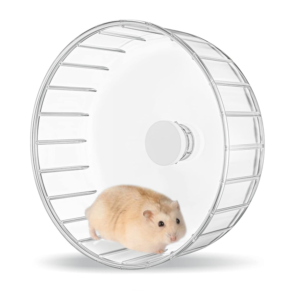 Roue silencieuse BUCATSTATE pour hamster 5,5 pouces, idéale pour sessions nocturnes calmes.