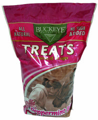 Friandises Buckeye Nutrition menthe sans sucre dans sac refermable pour chevaux