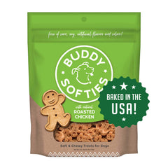 Buddy Biscuits friandises tendres au poulet rôti, idéale pour l'entraînement.