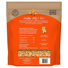 Buddy Biscuits: ingrédients naturels au beurre de cacahuète pour chien.