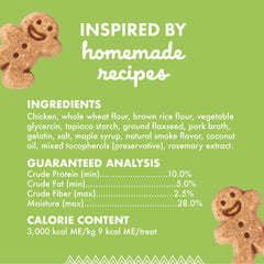 Texture molle et facile à mâcher des Softies Buddy Biscuits