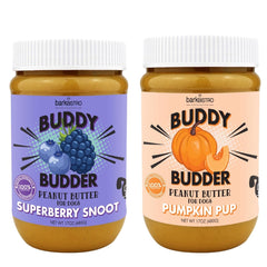BUDDY BUDDER Bark Bistro – pot de beurre cacahuète naturel idéal pour récompenser les chiens