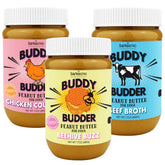 Buddy Budder Bouillon de bœuf dans un bocal, friandise naturelle prête à déguster