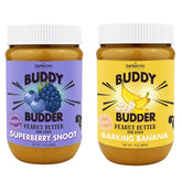 Buddy Budder Superberry Snoot dans le pot, friandise naturelle pour chien.