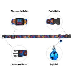 Collier BUDKAS coloré avec boucle rupture, style polyvalent.