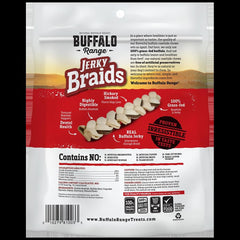 Texture jerky Buffalo Range pour une mastication durable.
