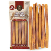 Bully Bunches batonnet boeuf sans odeur 12 pouces, idéal pour chiens moyens et grands, mastic durable.