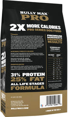 Bully Max Pro 2X, protéine élevée et graines de lin pour une nutrition équilibrée
