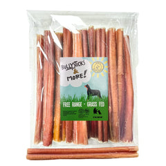 BULLYSTICKS & MORE Bully Sticks 6 pouces pour chiens moyens, friandise naturelle et durable.