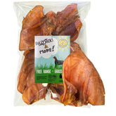 Bullysticks & More: oreilles de porc entieres seches, friandise durable pour chiens.