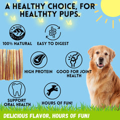 Bullysticks More: proteines-animales-naturelles, soutien nutritionnel potentiel.