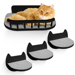 BUOGA étagères murales pour chats, ensemble complet pour jeu vertical en intérieur.