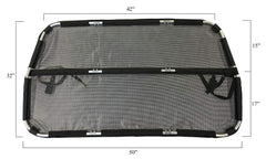 Barrière Bushwhacker en maille pour véhicule, assure une circulation d'air optimale et le confort du chien.