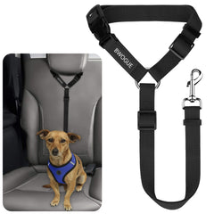 BWOGUE ceinture sécurité animale auto reglable, voyage sûr et confortable.