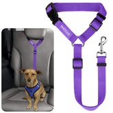 BWOGUE Ceinture sécurité chien-chat ajustable en voiture, voyage plus sûr