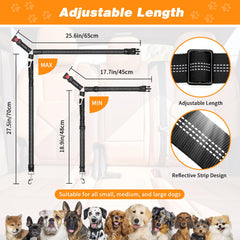 BWOGUE harnais chien 2-piece avec boucle metallique pour fixation rapide