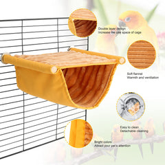 BWOGUE nid jaune: intérieur douillet et détails en peluche