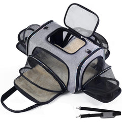 Bytaoqipet transporteur chat sous siège, vue d'ensemble, pratique pour voyager en avion.