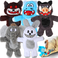 Jouet Bzonsmart sifflant peluche lapin, stimulation ludique et durable