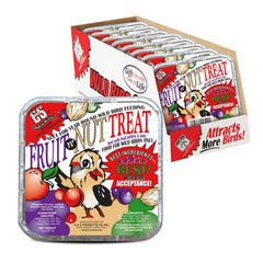 C&S Fruit n’ Nut Suet Treat emballage clair et prêt à accrocher au nid