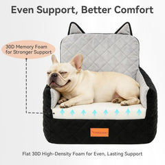 CABZOON siège-auto chien arrière pour sécurité et confort.