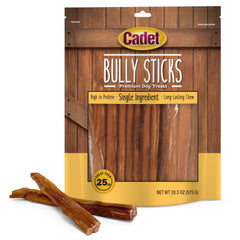 Cadet bâtons pour petits chiens, emballage pratique de 25 unités.