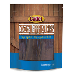 Cadet emballage friandises boeuf 100% pour chiens, pratique et sûr.