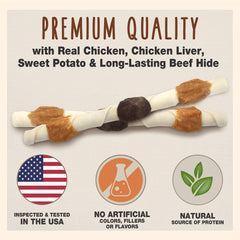 Cadet Gourmet texture boeuf-poulet-patate-douce — saveur riche et mâche satisfaisante