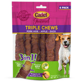 Cadet Gourmet Triple Chews emballage clair, prêt à offrir