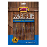 Cadet tranches-boeuf-esophage-100: récompense protéinée durable pour chien.