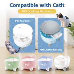Caehomly filtre Catit PIXI, action triple-action réduit odeurs et impuretés