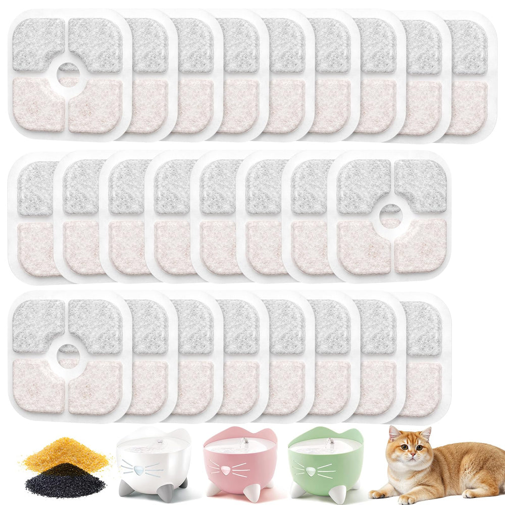 Caehomly filtre pour fontaine Catit PIXI, compatibilité assurée et filtration triple-action