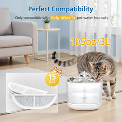 Caehomly filtre triple-filtration – élimine poussières et chlore pour eau neutre.