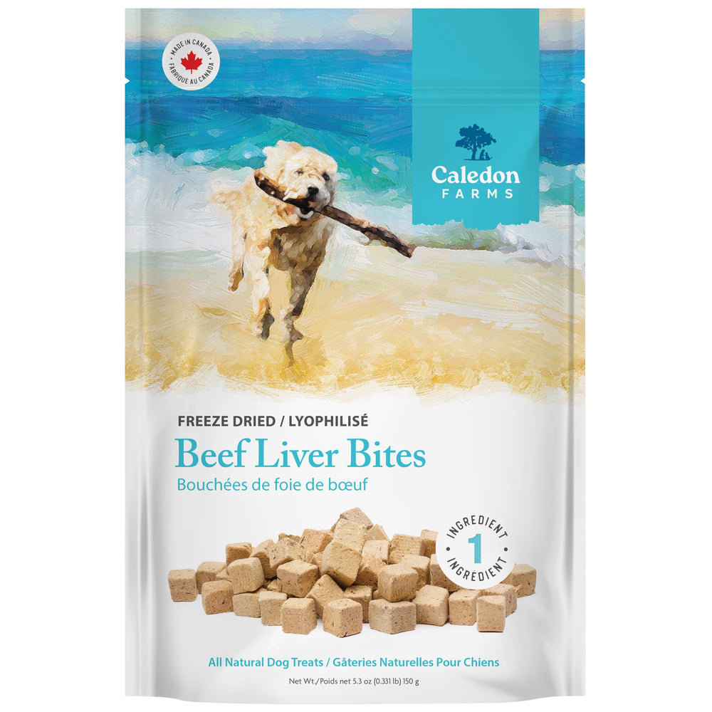 Caledon Farms: bouchées foie-boeuf pour chien, récompense savoureuse durant l'entraînement.