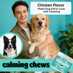 Bouchees au gout poulet Calmaxis, faciles a macher.