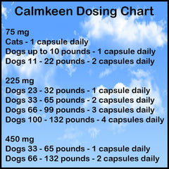Calmkeen: emballage 120 gélules, solution économique pour chiens adultes.