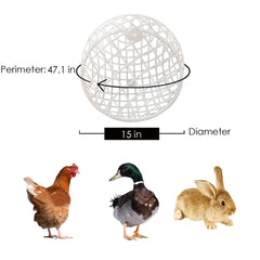 Cage sphérique CalorMixs pour animaux divers, adaptable.