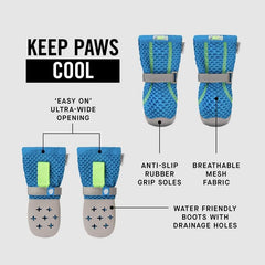 Bottes Canada Pooch avec réglages de taille pour s’ajuster à chaque patte.