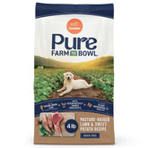 CANIDAE Pure: agneau de ferme et patate douce, emballage clair pour appétence naturelle.