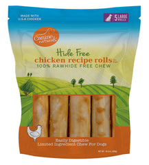 Canin Naturels — rouleaux poulet 7 pouces, mastication longue et satisfaisante.
