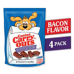 Canine Carry Outs Bacon Flavor, sac de 22,5 onces, pratique en sortie