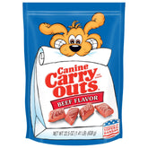 Canine Carry Outs boeuf — emballage visible, récompense pratique pendant l’entraînement.
