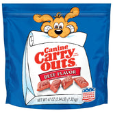 Canine Carry Outs Boeuf – sachet 47 onces, récompense pratique pour chien.