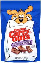 Friandise Canine Carry Outs bacon, idéale pour récompenser votre chien lors des promenades.