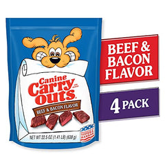 Friandises tendres Canine Carry Outs boeuf-bacon, mâchables et appétentes
