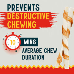 Canine Chews – poulet origine USA: ingrédients simples pour chien heureux.