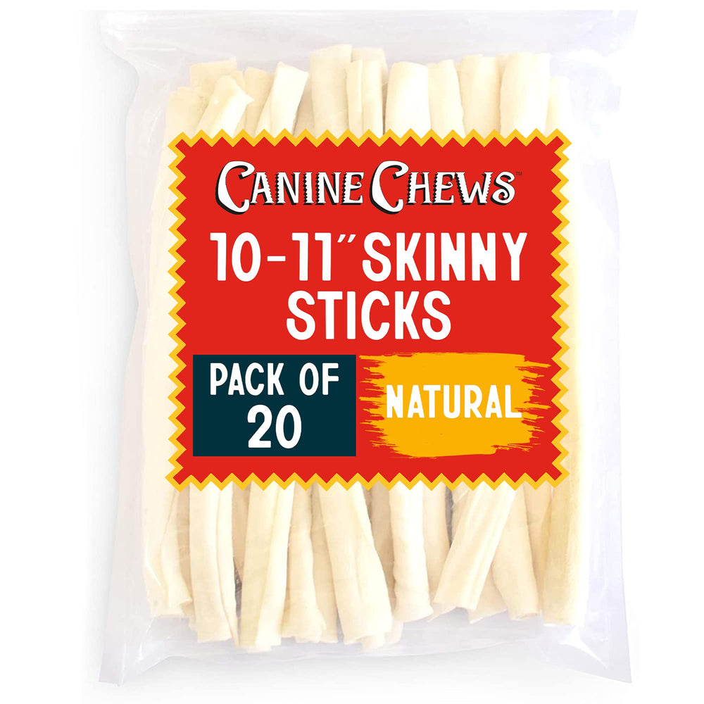 Canine Chews Rouleaux minces Petits Chiens: goût boeuf et occupation longue.